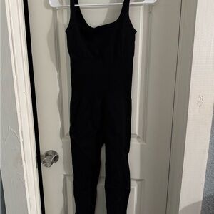 Black Sleeveless Jumpsuit